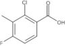 2-Chloro-4-fluoro-3-methylbenzoic acid