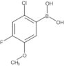 B-(2-Chloro-4-fluoro-5-methoxyphenyl)boronic acid