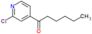 1-(2-chloro-4-pyridyl)hexan-1-one