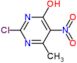 2-chloro-6-methyl-5-nitropyrimidin-4-ol