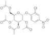 2-chloro-4-nitrophényl-2,3,4,6-tétra-O-acétyl-alpha-D-glucopyranoside