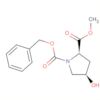 1,2-Pyrrolidinedicarboxylic acid, 4-hydroxy-, 2-methyl 1-(phenylmethyl)ester, (2R,4R)-