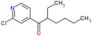 1-(2-chloro-4-pyridyl)-2-ethyl-hexan-1-one