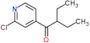 1-(2-chloro-4-pyridyl)-2-ethyl-butan-1-one