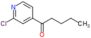 1-(2-chloro-4-pyridyl)pentan-1-one