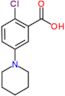 2-chloro-5-(1-piperidyl)benzoic acid