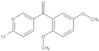 (6-Chloro-3-pyridinyl)(2,5-dimethoxyphenyl)methanone