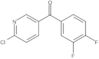 (6-Chloro-3-pyridinyl)(3,4-difluorophenyl)methanone