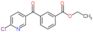 Ethyl 3-[(6-chloro-3-pyridinyl)carbonyl]benzoate