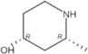 4-Piperidinol, 2-methyl-, (2R-cis)-