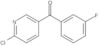 (6-Chloro-3-pyridinyl)(3-fluorophenyl)methanone