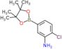 2-Chloro-5-(4,4,5,5-tetramethyl-1,3,2-dioxaborolan-2-yl)benzenamine