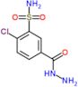 2-chloro-5-(hydrazinylcarbonyl)benzenesulfonamide