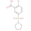 Benzoic acid, 2-chloro-5-(1-pyrrolidinylsulfonyl)-