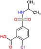 2-chloro-5-(propan-2-ylsulfamoyl)benzoic acid