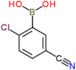 (2-chloro-5-cyanophenyl)boronic acid