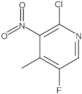 2-Chloro-5-fluoro-4-methyl-3-nitropyridine