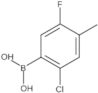 B-(2-Chloro-5-fluoro-4-methylphenyl)boronic acid