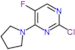 2-chloro-5-fluoro-4-(pyrrolidin-1-yl)pyrimidine