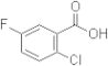 Ácido 2-cloro-5-fluorobenzoico