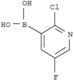 B-(2-Chloro-5-fluoro-3-pyridinyl)boronic acid