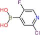 (2-chloro-5-fluoro-4-pyridyl)boronic acid