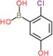 (2-chloro-5-hydroxy-phenyl)boronic acid