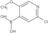 B-(2-Chloro-5-methoxy-4-pyridinyl)boronic acid