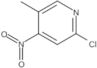 2-Chloro-5-methyl-4-nitropyridine