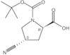 1,2-Pyrrolidinedicarboxylic acid, 4-cyano-, 1-(1,1-dimethylethyl) ester, (2R-trans)-