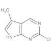 1H-Pyrrolo[2,3-d]pyrimidine, 2-chloro-5-methyl-