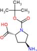 1-(1,1-Dimetiletil) (2R,4S)-4-amino-1,2-pirrolidindicarboxilato