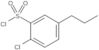 Benzenesulfonyl chloride, 2-chloro-5-propyl-