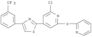 Pyridine,2-chloro-6-(2-pyridinylthio)-4-[4-[3-(trifluoromethyl)phenyl]-2-thiazolyl]-