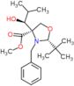 methyl (2R,4R)-3-benzyl-2-tert-butyl-4-[(1S)-1-hydroxy-2-methylpropyl]-1,3-oxazolidine-4-carboxyla…