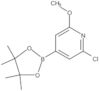 2-Chloro-6-methoxy-4-(4,4,5,5-tetramethyl-1,3,2-dioxaborolan-2-yl)pyridine