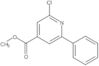 4-Pyridinecarboxylic acid, 2-chloro-6-phenyl-, methyl ester