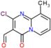 2-Chloro-9-methyl-4-oxo-4H-pyrido[1,2-a]pyrimidine-3-carboxaldehyde