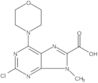 2-Chloro-9-methyl-6-(4-morpholinyl)-9H-purine-8-carboxylic acid