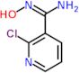 2-chloro-N'-hydroxypyridine-3-carboximidamide