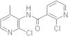 2-cloro-N-(2-cloro-4-metil-3-piridinil)-3-piridinocarboxamide