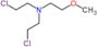 2-chloro-N-(2-chloroethyl)-N-(2-methoxyethyl)ethanamine