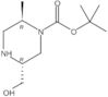 1,1-Dimethylethyl (2R,5R)-5-(hydroxymethyl)-2-methyl-1-piperazinecarboxylate
