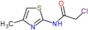 2-chloro-N-(4-methyl-1,3-thiazol-2-yl)acetamide