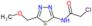 2-chloro-N-[5-(methoxymethyl)-1,3,4-thiadiazol-2-yl]acetamide