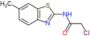 2-chloro-N-(6-methyl-1,3-benzothiazol-2-yl)acetamide