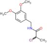 2-chloro-N-(3,4-dimethoxybenzyl)propanamide