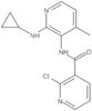 3-Pyridinecarboxamide, 2-chloro-N-[2-(cyclopropylamino)-4-methyl-3-pyridinyl]-