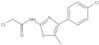 2-Chloro-N-[4-(4-chlorophenyl)-5-methyl-2-thiazolyl]acetamide