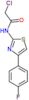 2-chloro-N-[4-(4-fluorophenyl)-1,3-thiazol-2-yl]acetamide